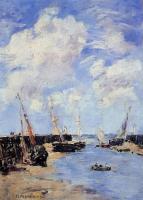 Boudin, Eugene - Trouville, the Jettys, Low Tide